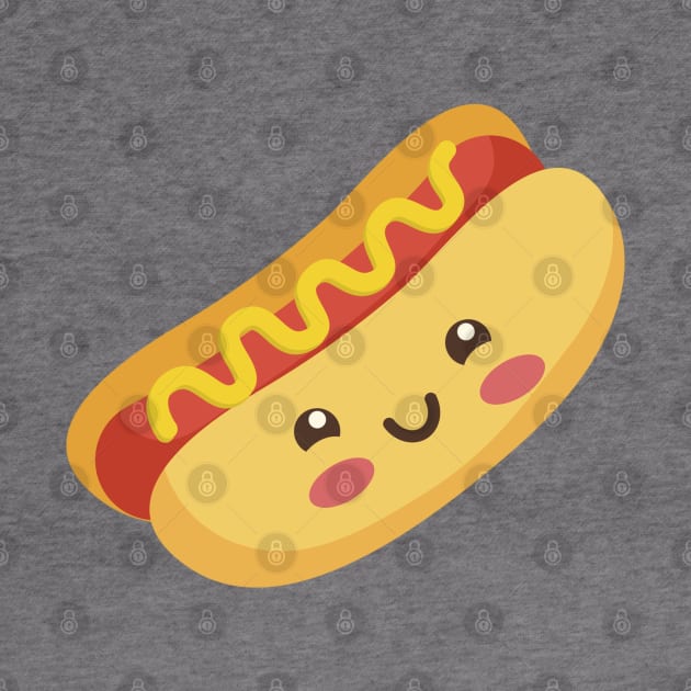 Cute Kawaii Hot Dog by MajorCompany